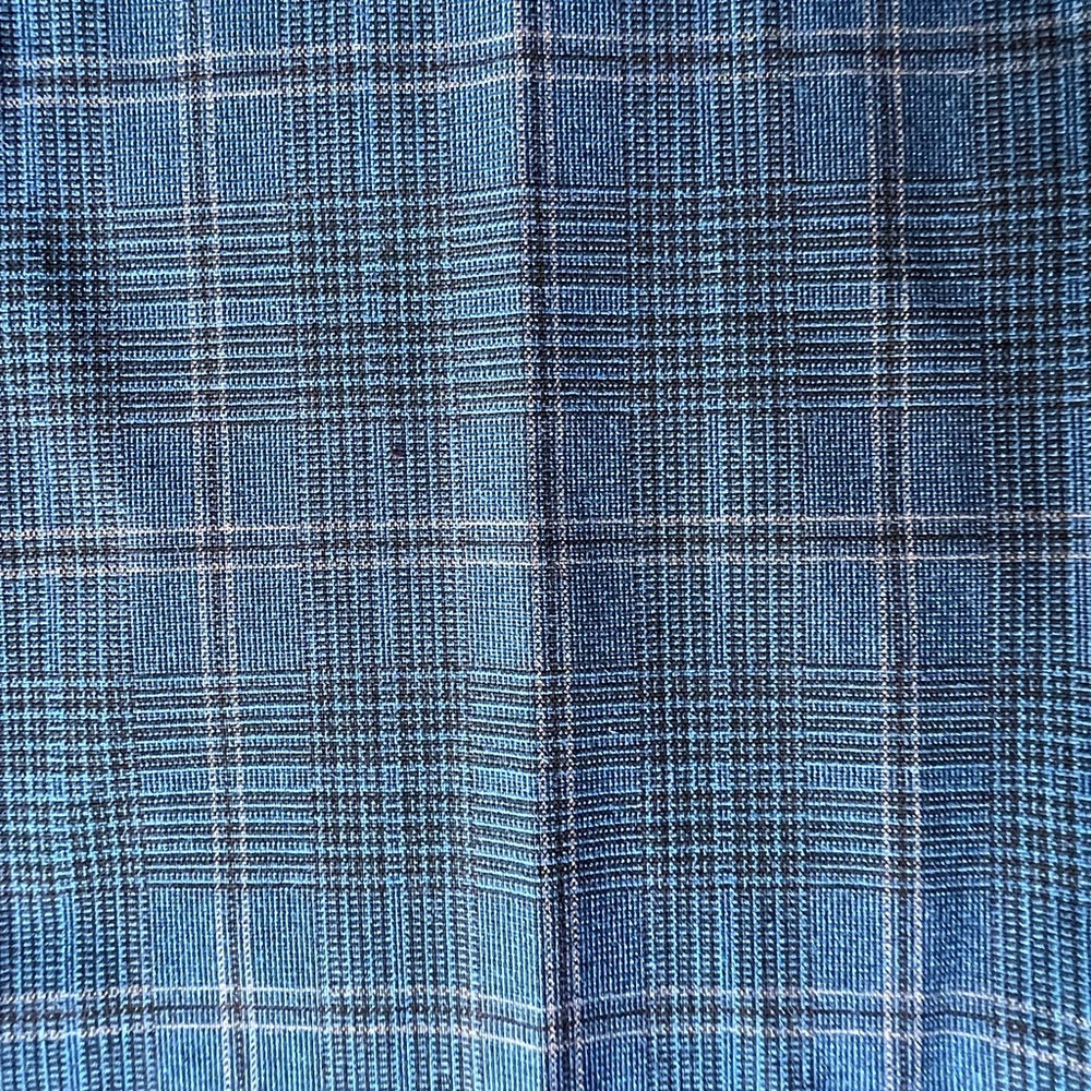 Banana Republic NEW Ryan Women’s Navy Blue Plaid Slim Straight Leg Pants Trouser - Picture 4 of 15